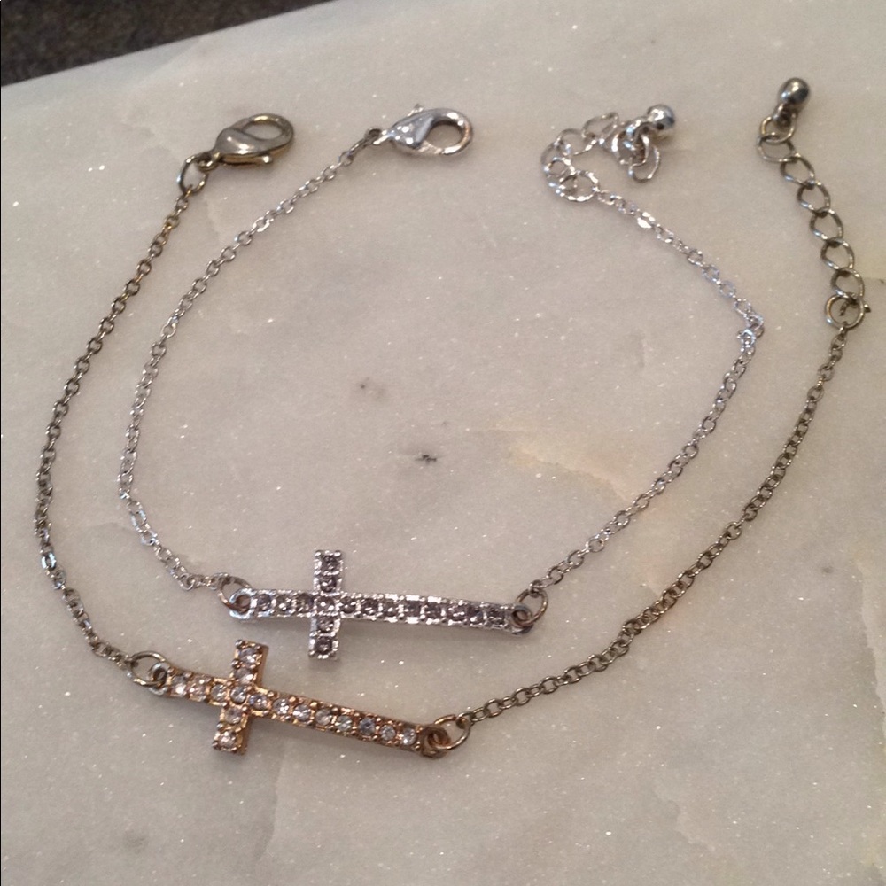 Stacking Cross Bracelets - image 1